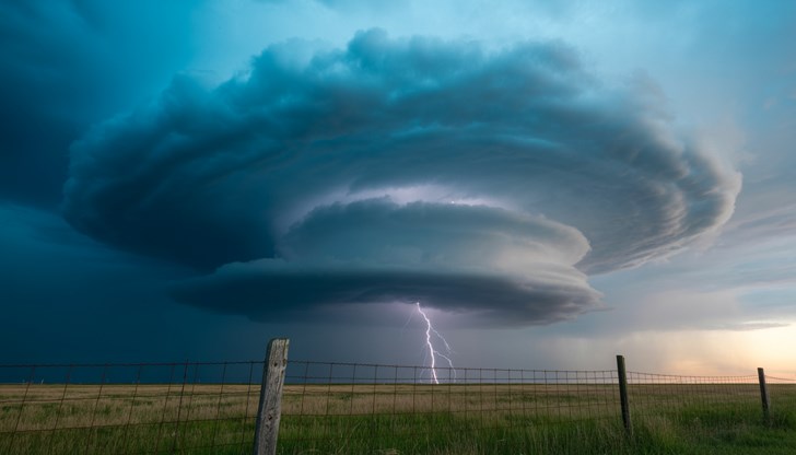 Очакват се първите мощни бури, градушки и силни ветрове през 2025 година