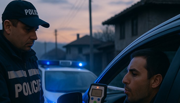 29-годишният мъж от Хотанца е карал с 1.32 промила алкохол в кръвта