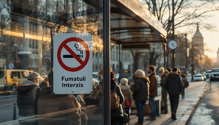 Глоби до 500 леи за пушене на обществени места в