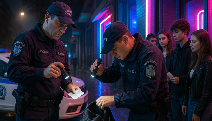 Задържаният е хванат при проверки в заведения през уикендаПолицейска операция