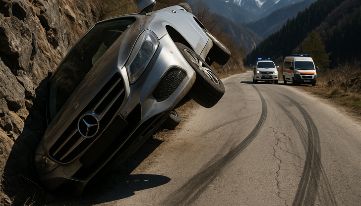 28-годишната пострадала е транспортирана в болница в Пловдив без опасност