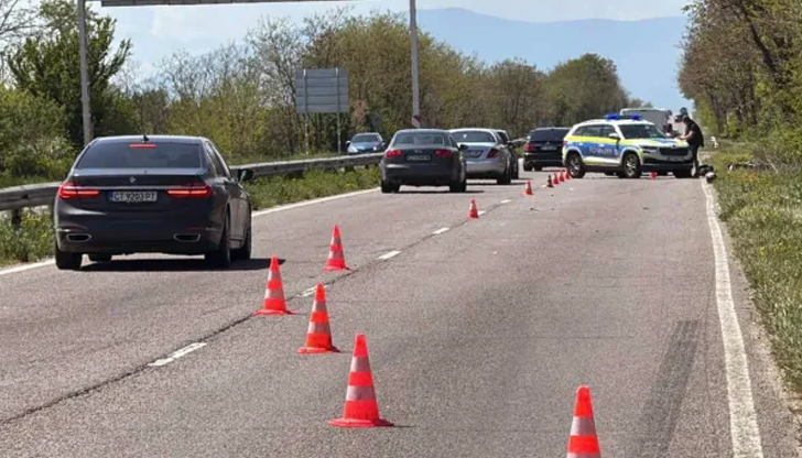 Инцидентът е станал днес около 13:00 часа в участъка между