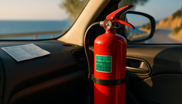 Освен за липсващ пожарогасител, глоба от 80 евро се налага