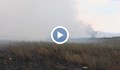 Голям пожар изпепели 100 декара реколта край Свиленград