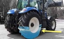 Защо да слагаме вода в гумите на трактора?