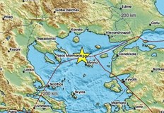 Трусът е усетен в различни части на Северна Гърция и