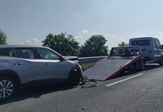 Трафикът край Пловдив се движи с едва 5 км чХаос се