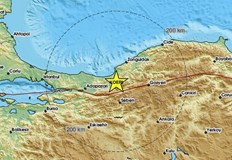 Трусът е регистриран тази нощ в 03 02 часа българско времеЗеметресение