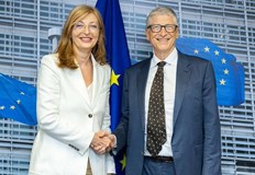 Милиардерът филантроп и българският еврокомисар търсят нови области за сътрудничествоБългарският