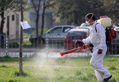 Пръскането се извършва днес от 6 до 11 часа в