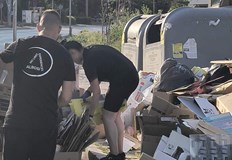 Заместник кметът Илия Коев засне нарушителите и сигнализира общинската полицияПредставители на