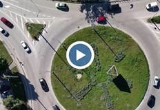 Тази сутрин поставиха новата сигнализация на възловото кръстовище в РусеПромениха