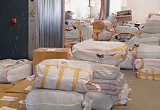 Стоката е открита в камион с латвийска регистрация пътуващ от