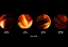 Планетата с температура над 3000 градуса е формирана в студена