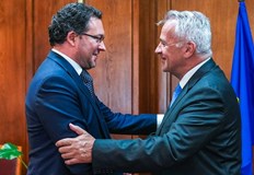 Вътрешният министър проведе среща с гръцкия министър за миграция Маврудис