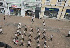 Командирът на Сухопътните войски генерал майор Деян Дешков посети концерта на