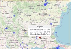 Епицентърът на труса е бил на 4 километра от градаСлабо