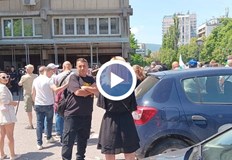Мероприятието е в подкрепа на Люпчо ГеоргиевскиМладежката организация на ВМРО