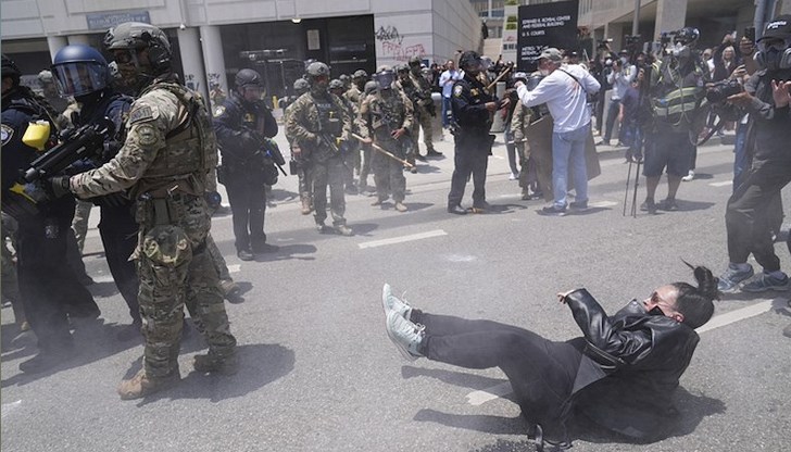 Тръмп нарече протестите в града „бунтове“ Тръмп нарече протестите в града „бунтове“