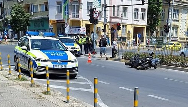 Момченцето пресичало на червен светофар и е с фрактура на крака