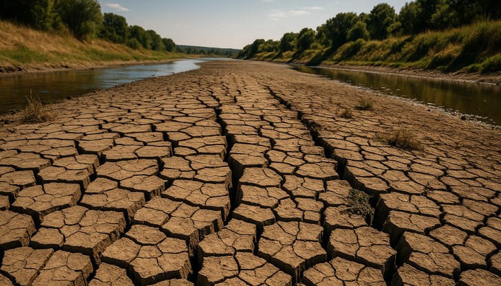 Критично състояние на реките и топлинен стрес за културите Критично състояние на реките и топлинен стрес за културите