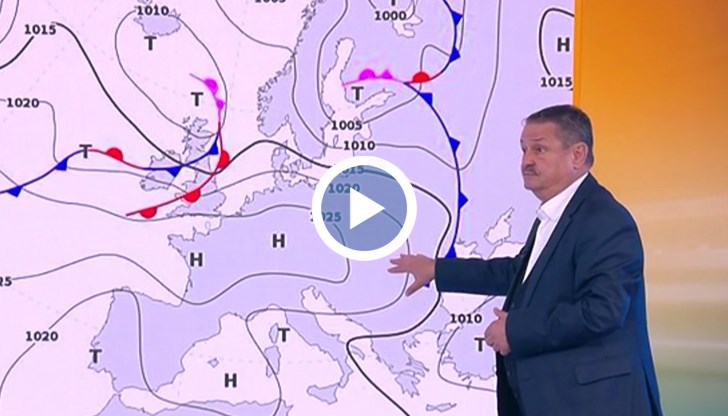 Очаква се от вторник температурите да се понижат с 4-5 градуса, посочи климатологът