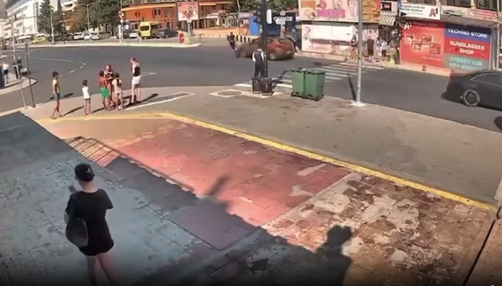 Инцидентът е заснет от видеокамера Инцидентът е заснет от видеокамера