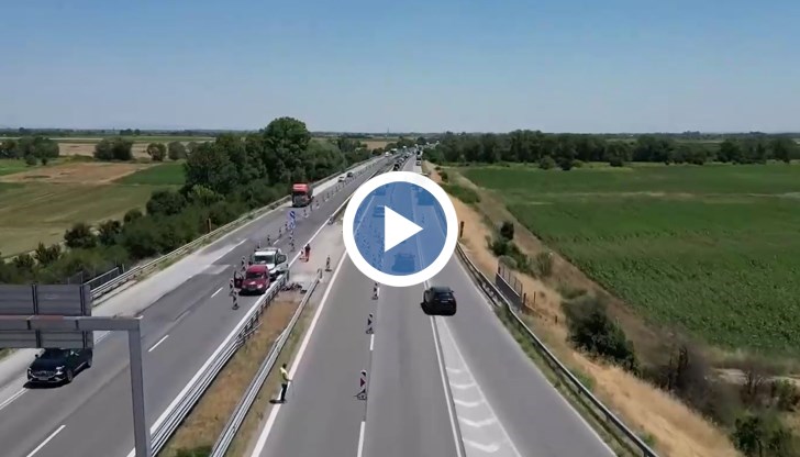 Участъкът от 119 до 126 километър в посока София работи в специален режим до понеделник