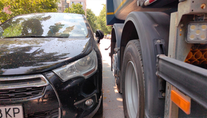 Повредени камери и лазери затрудняват работата на камионитеБезразборното паркиране и