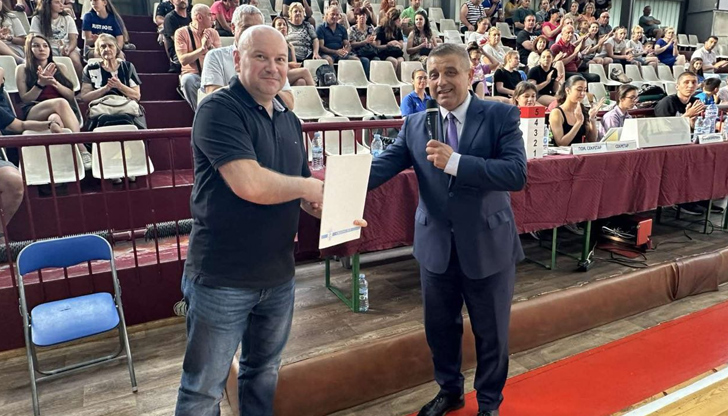 Дългогодишният дарител и председател на СКБ Дунав - Русе -