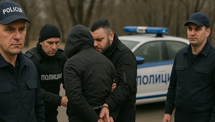 Мъжът от Русе е задържан часове след измаматаСлужители на полицията