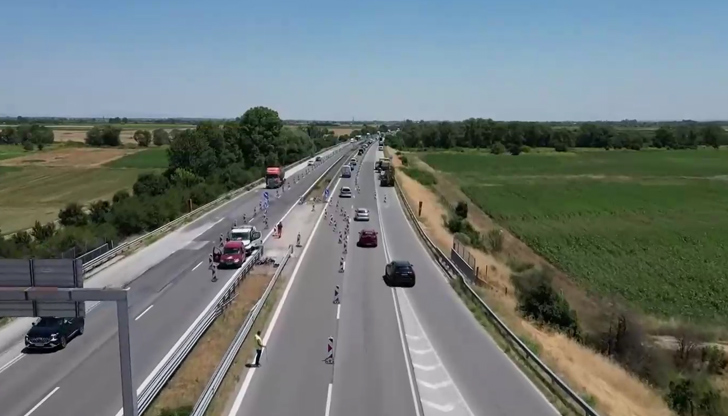 Участъкът от 119 до 126 километър в посока София работи