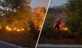 Голям пожар се разрази край село Неофит Рилски