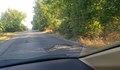Опасни ями "дебнат" шофьорите по пътя към Червена Вода