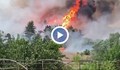 Пожарът в Опицвет се разгоря отново