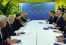 Премиерът разговаря с украинския президент на конференцията в РимПремиерът Росен