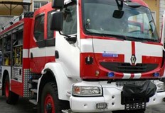 Късо съединение предизвика горене във външното тяло на уредаПожарникарите в