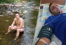 Мъж се спаси на косъм от смърт след ужилване от