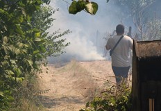 Инцидентът е възникнал след запалване на ремонтирани автомобили в местността