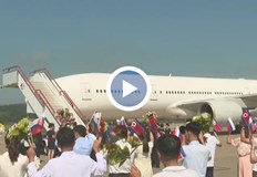 Боинг 777 с над 400 пътници кацна в севернокорейската столица