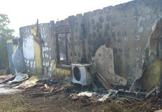 Пожарът се разпали повторно в 02 00 часа заради силния вятър