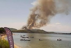 Стотици пожарникари и осем самолета се борят с огъня във