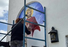 Дълго чаканите външни стенописи украсиха светата обителПравешкият манастир Св Теодор