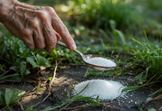 Градинарски трик с кухненски продукт обещава по зелена морава и контрол