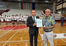 Основателят на клуба получи най високото отличие на града по време
