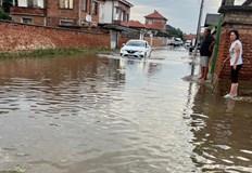 Паднали дървета блокираха пътища пожарната и общинското предприятие работят по