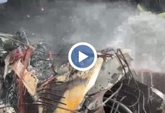 Военен тренировъчен самолет се разби в училищен кампус в столицата