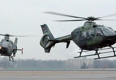 Военен хеликоптер EC 135 катастрофира край град ГримаГермански военен хеликоптер EC 135