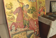 Безценна икона на свети Димитър съхранявана с десетилетия оживя след