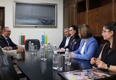 Олеся Илашчук се срещна с областния управител Драгомир Драганов и